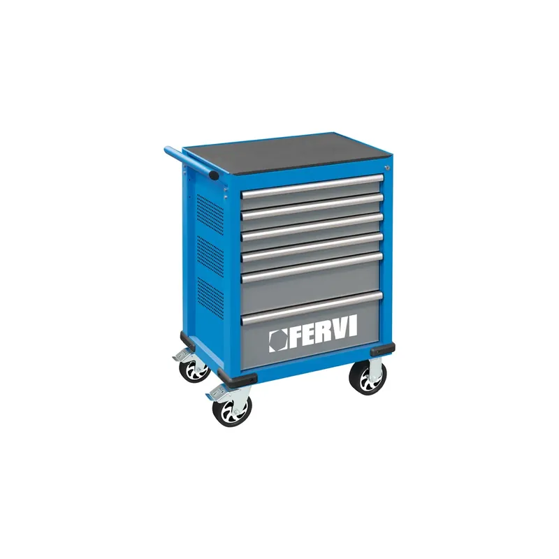 Carrello porta utensili a 6 cassetti C960/F6 Fervi 750 x 537 x 900h mm Laatste Kans