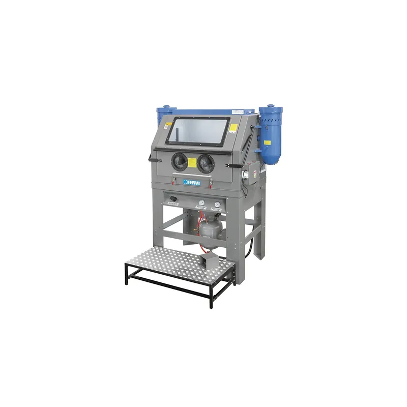 Gereduceerde Prijs Sabbiatrice a pressione con 2 aspiratori 0605 Fervi 1350x970x1090 hmm