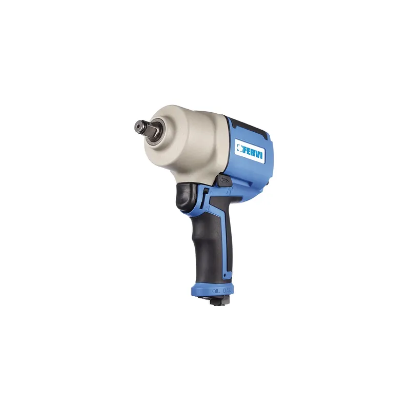 Avvitatore pneumatico ad impulsi FERVI 1085 Nm 800 lb-ft 1/4" 6 bar 90 psi 7300 rpm Laatste Versie