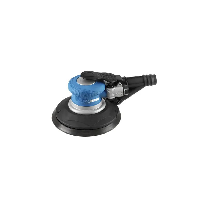 Beste Prijs Levigatrice pneumatica rotorbitale da 150mm con aspirazione integrata FERVI 150 mm – 6" 6 bar / 90 psi 10500 rpm