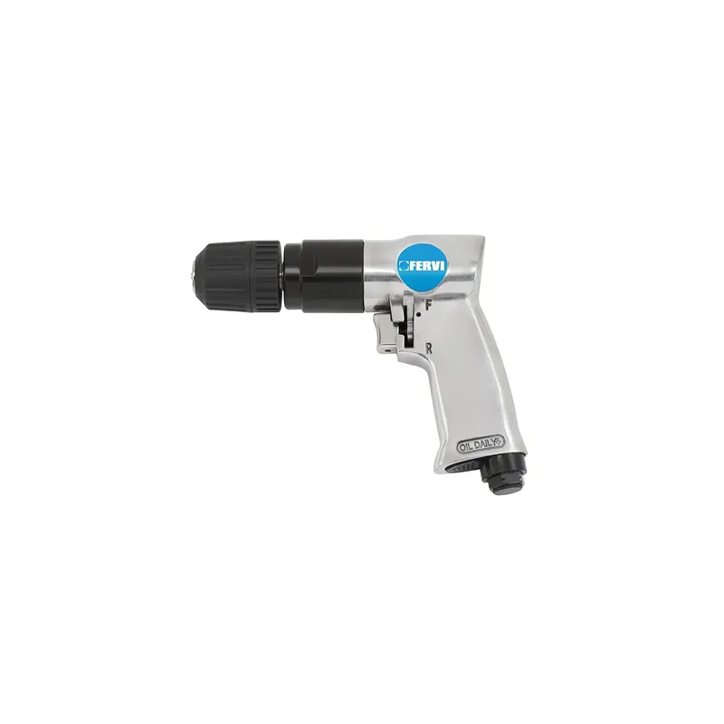Trapano ad aria reversibile FERVI Ø 10 mm 6 bar / 90 psi 1800 rpm 1/4" Nieuw