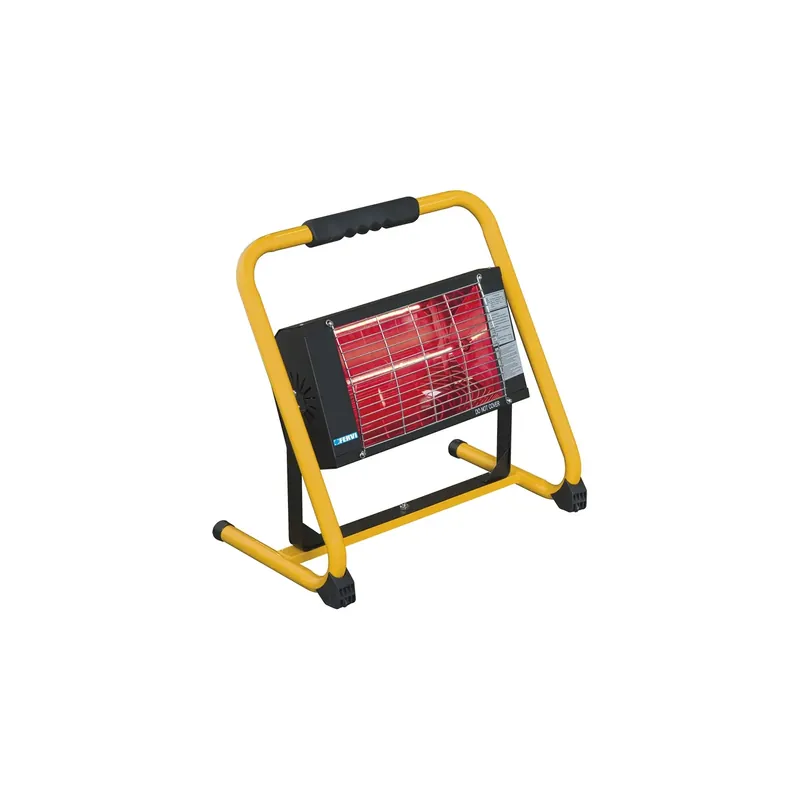 Riscaldatore elettrico a raggi infrarossi con supporto FERVI 230 V - 2 kW cavo 1,1 m Hoge Kwaliteit