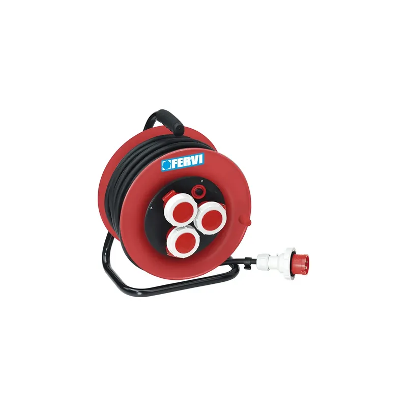 Dagaanbieding Avvolgicavo industriale Trifase FERVI 400 V cavo 30 m 4 x 2,5 mm²