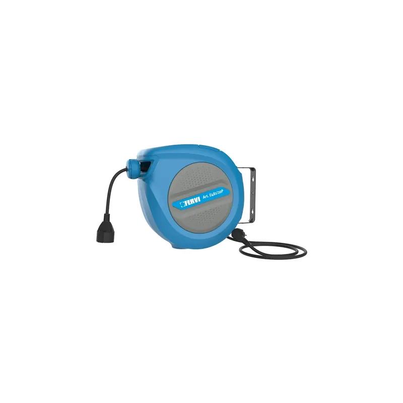 Lage Prijs Avvolgicavo auto rientrante con presa FERVI 12 V ÷ 250 V (50 Hz) cavo 20 + 2 m 1 kW 2,5 kW