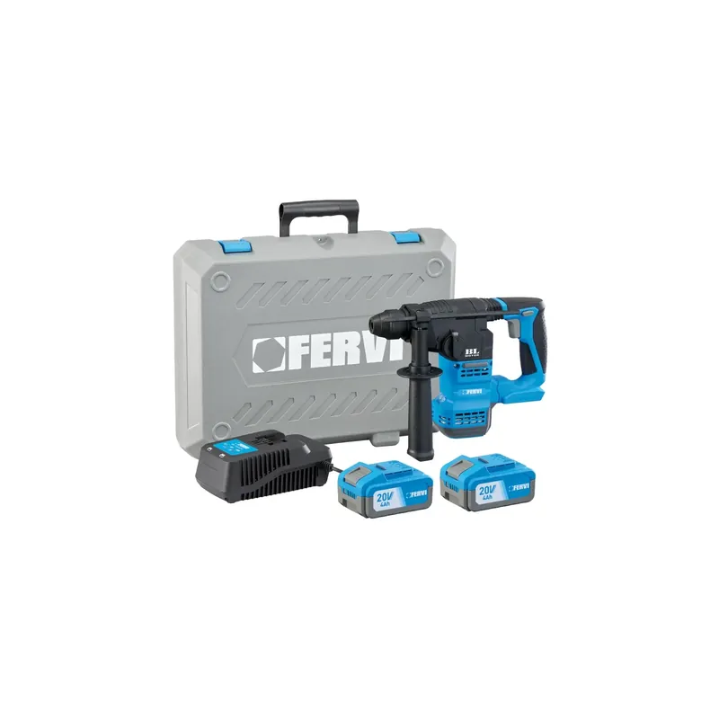 Tassellatore 20V FERVI SDS-Plus 2,3 J cemento Max 18 mm acciaio Max 13 mm Merkproduct