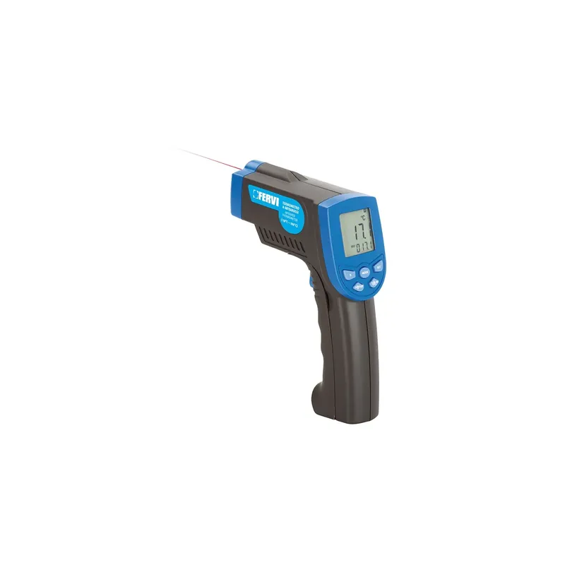 Populair Misuratore di temperatura ad infrarossi con puntatore laser FERVI T068 -30°C÷550 °C -22 F÷1022 F