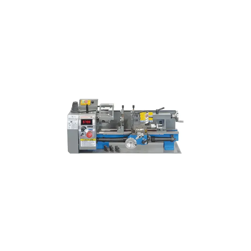 Tornio parallelo FERVI 0506 con diametro banco 210 mm, diametro max sul carro 140 mm e distanza punte 400 mm Exclusieve Aanbieding