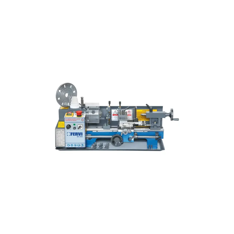 Merkproduct Tornio parallelo FERVI 0716 con diametro banco 170 mm, diametro max sul carro 110 mm e distanza punte 300 mm
