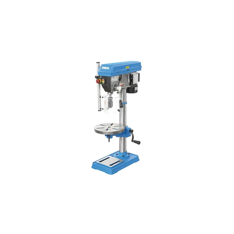 Gecertificeerd Trapano da banco con trasmissione a cinghia FERVI 0012 con foratura Ø 12/16/20 mm