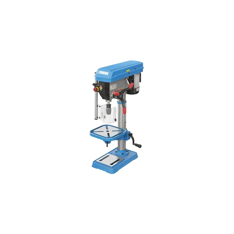 Veilige Betaling Trapano da banco con trasmissione a cinghia FERVI 0750 con foratura Ø 16/20/25 mm