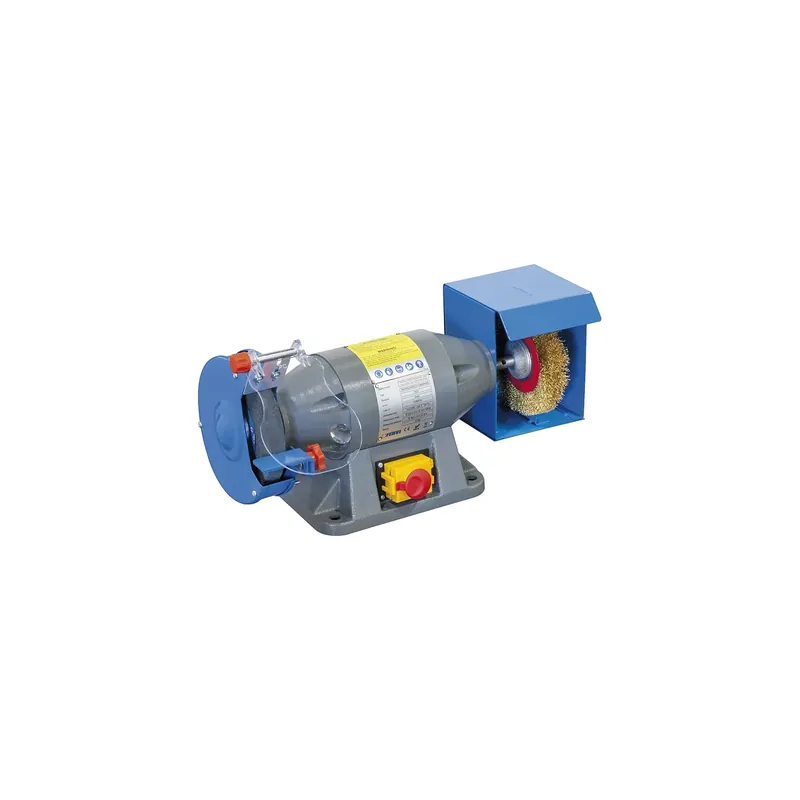 Gecertificeerd Smerigliatrice combinata professionale FERVI 0553 con motore 230 V 50 Hz 0,52 kW e spazzola 2950 rpm - Ø 150 x 20 x 16 mm