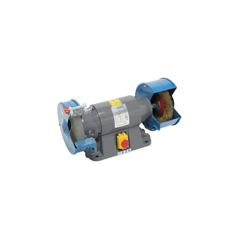 Smerigliatrice combinata professionale FERVI 0554 con motore 230 V 50 Hz 0,9 kW e spazzola 2950 rpm - Ø 200 x 25 x 20 mm Weekendaanbieding