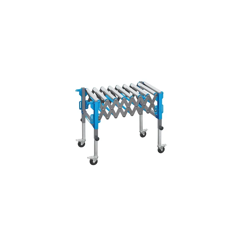 Rulliera a pantografo FERVI R003/09 con portata 130 kg, altezza 610 ÷ 950 mm e dimensioni rulli Ø 50 x 485 mm Hete Deal