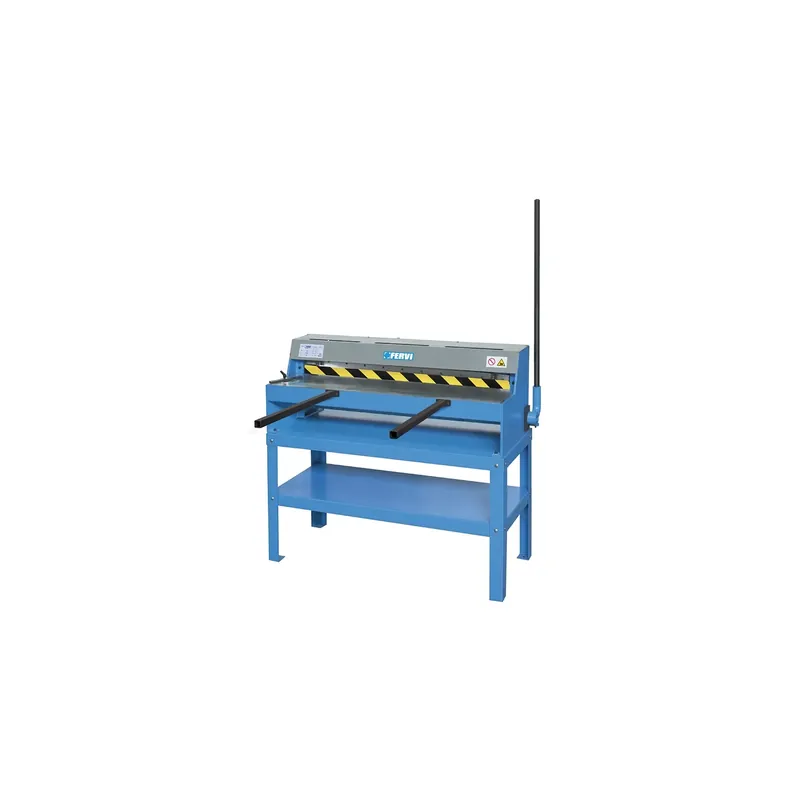 Cesoia per lamiera con banco FERVI T034/105 con capacità di taglio con regolazione 0 ÷ 500 mm e larghezza 1050 mm Finale Uitverkoop
