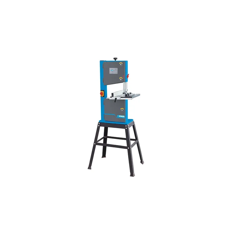 Sega a nastro per legno FERVI FC94/245 con capacità di taglio 245 x 120 mm, velocità 11 ÷ 16 m/s e volano Ø 255 mm Hoge Kwaliteit