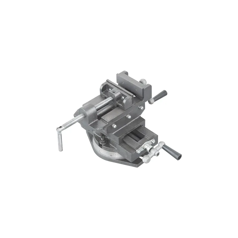 Morsa a croce con girevole FERVI 0188/125G con apertura 120 mm, altezza 180 mm e corsa longitudinale 150 mm Dagaanbieding