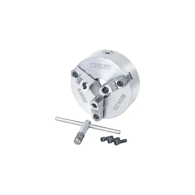 Mandrino a 3 griffe reversibili autocentrante di precisione FERVI M005A/320 Betaalbaar