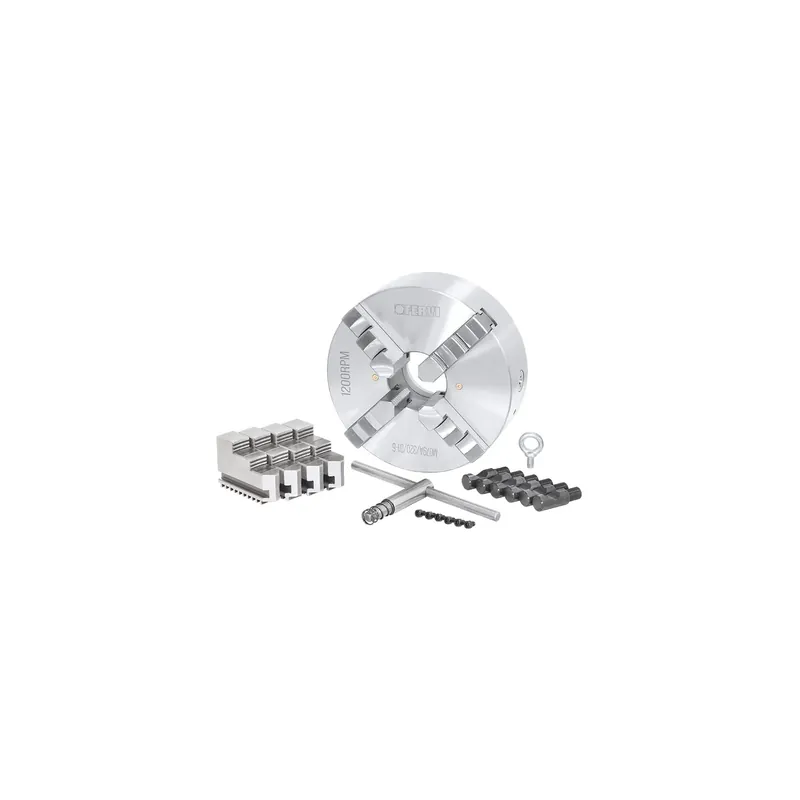 Mandrino a 4+4 griffe autocentrante di precisione Camlock FERVI M079A/320/D1-6 Uitverkoop