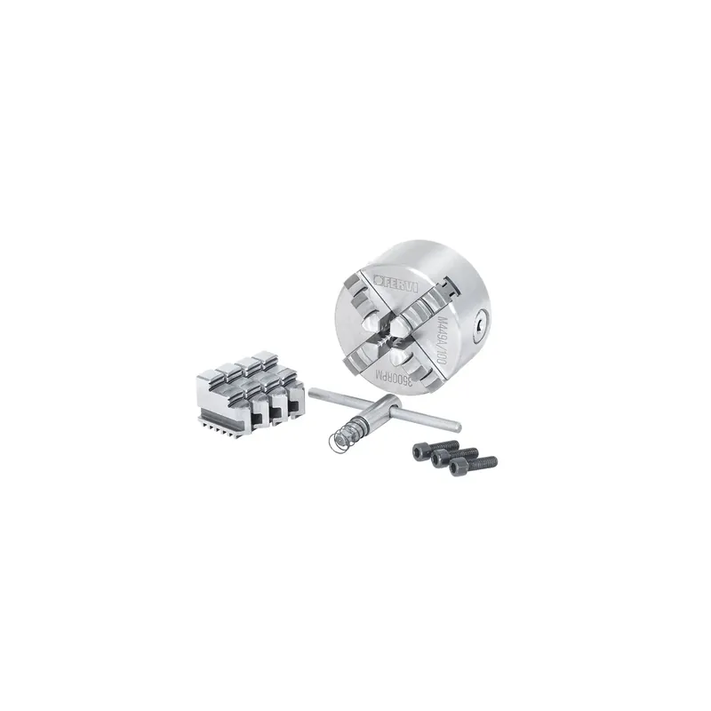 Mandrino a 4+4 griffe autocentrante di precisione FERVI M449A/100 Koopje