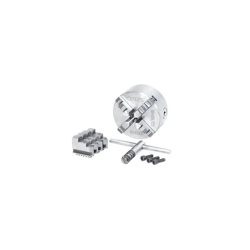 Laatste Versie Mandrino a 4+4 griffe autocentrante di precisione FERVI M449A/125