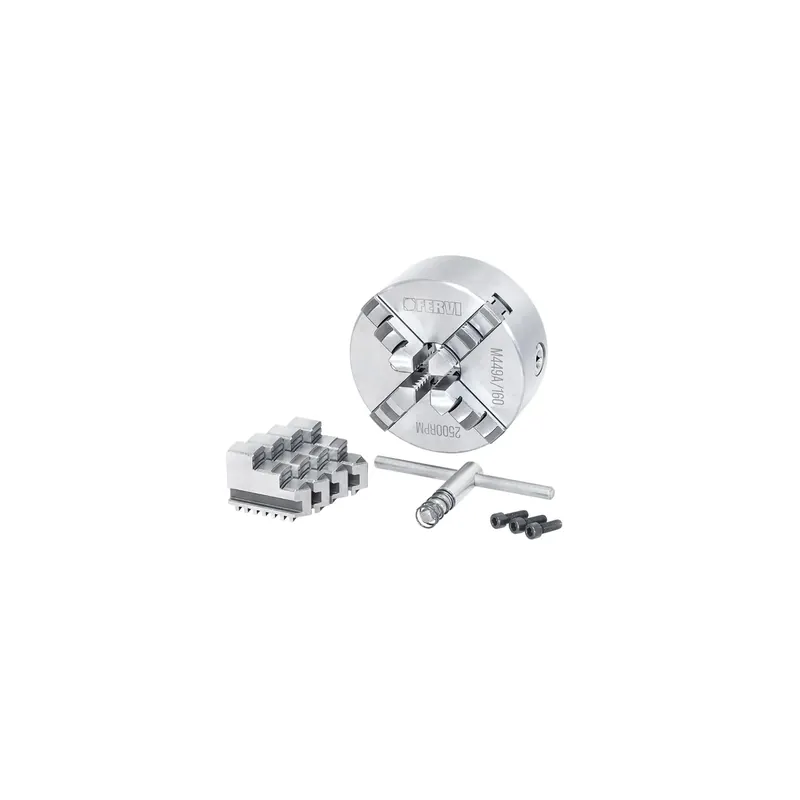 Laatste Versie Mandrino a 4+4 griffe autocentrante di precisione FERVI M449A/160
