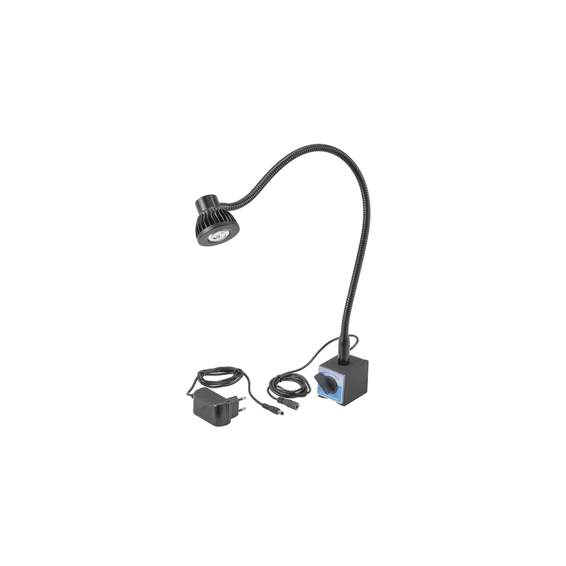 Lampada a Led per macchine utensili FERVI 0536A con altezza 600 mm, alimentazione 230 V 5 W e diametro 60 mm Gratis Retour