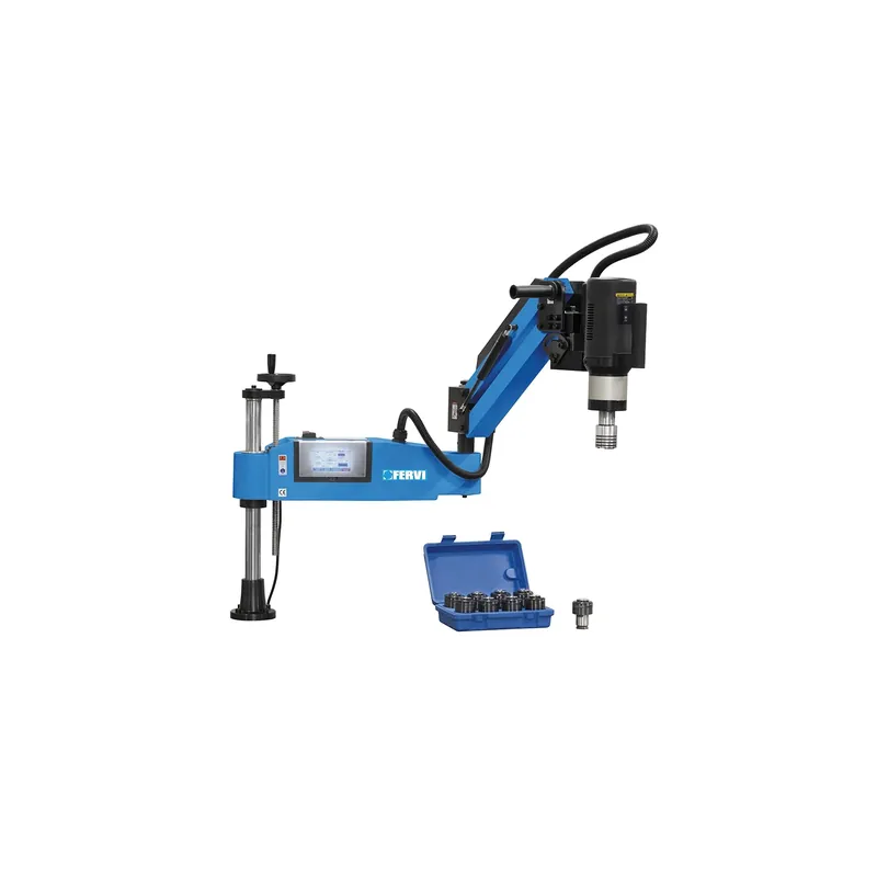 Maschiatrice elettrica FERVI M037/16 con filettature metriche M3 - M16 Shop Nu