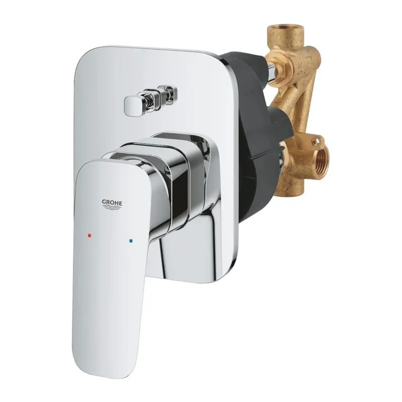 Seizoensaanbieding GROHE Cubeo Miscelatore Monocomando per Vasca/Doccia Cromo Grohe