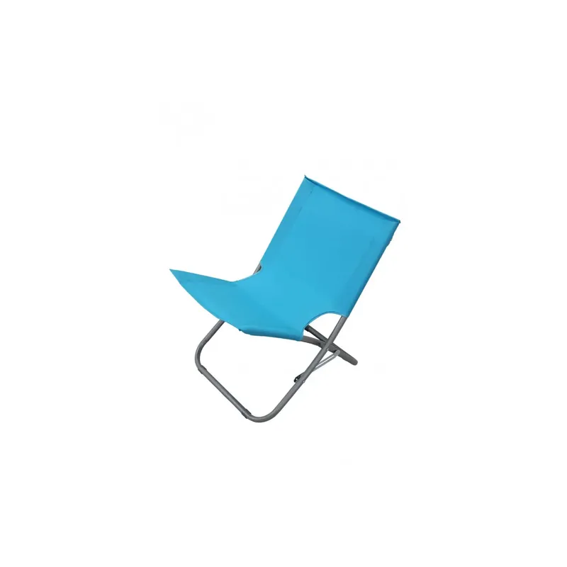 Spiaggina in acciaio con tessuto oxford 600d blu 49x43x32/55 cm Goedkoop