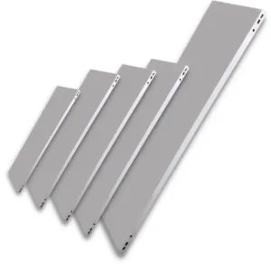 Gereduceerde Prijs Ripiano metallico per scaffalature verniciato grigio RAL 7038 - cm 80x30