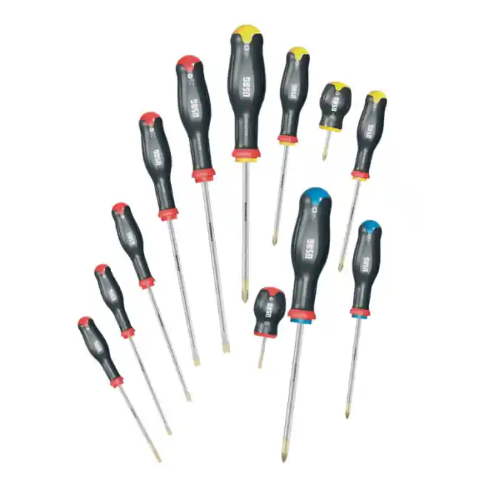 Aanbieding Serie assortimento 12 cacciaviti USAG 324 SH12 TAGLIO-CROCE-POZIDRIV