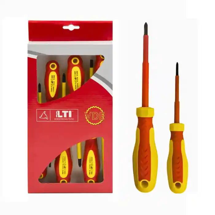 Snelle Levering Assortimento 6 cacciaviti isolati 1000V VDE LTI 65026015