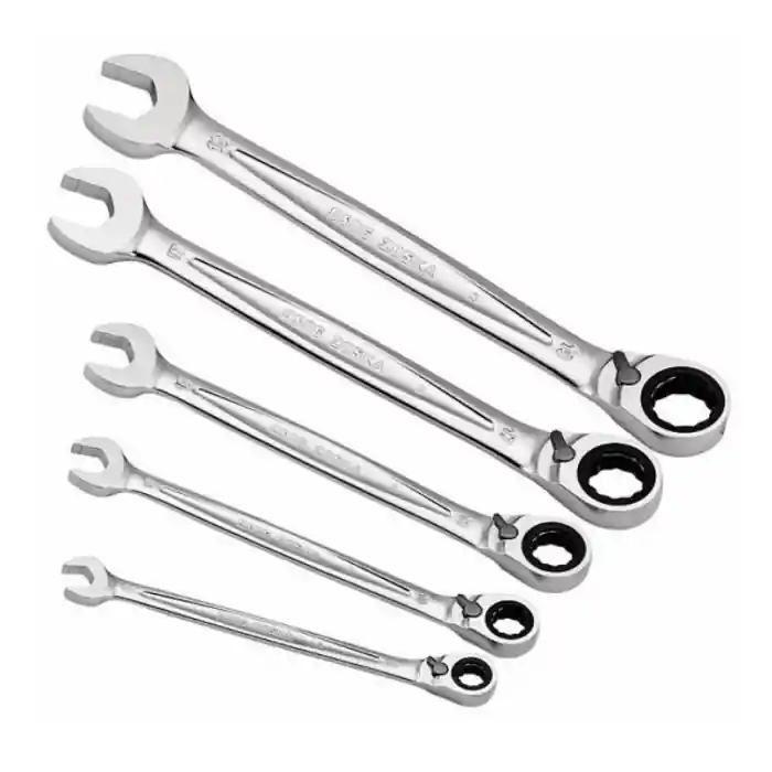 Serie 5 chiavi combinate a cricchetto Usag 285KA/SE5 Finale Uitverkoop