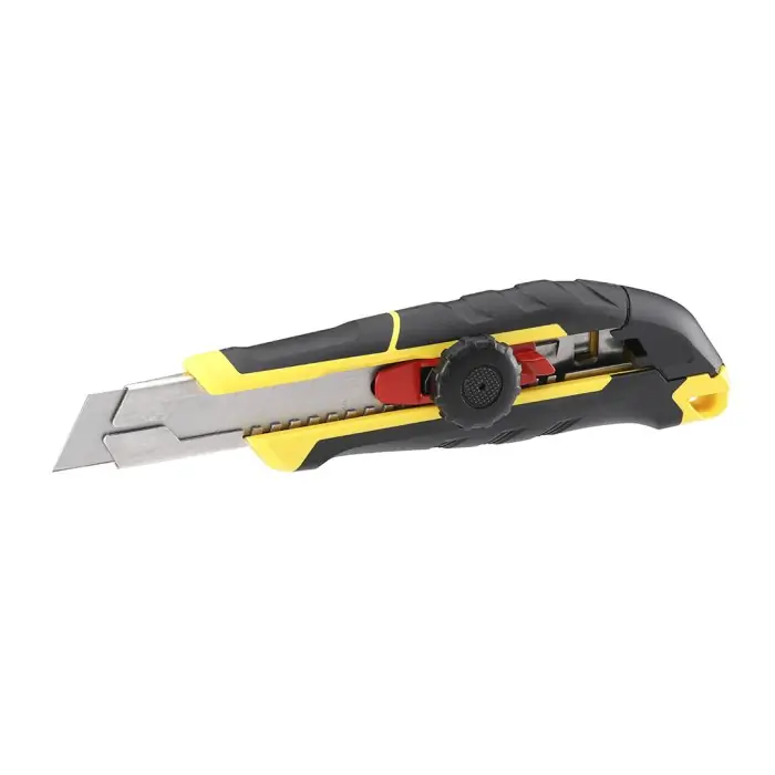Alleen Vandaag Coltello cutter Stanley FATMAX FMHT10330-0 con rotella e lama da 25 mm r r r Sistema di cambio lama Premium più veloce e sicuro. r Spingi la lama fino in fondo, spingi indietro il bottone rosso e la lama viene rilasciata. r Ampio incavo frontale poggia dito - conferisce maggior comfort e controllo durante l‘uso prolungato. r Elemento spezza lama integrato e maggiorato, per miglior manovrabilità r Corpo in materiale sintetico, leggero. Impugnatura bi-material per maggior comfort e sicurezza. r Barra porta lama più lunga rispetto al corpo del cutter, per miglior visibilità e precisione nel taglio. r Barra porta lama ridisegnato - per un miglior controllo e scorrimento della lama, r Rotella di bloccaggio multi posizione, permette regolazioni di precisione. r r
", "sku" "09730663", "brand" { "@type" "Thing", "name" "STANLEY" }, "offers" { "@type" "Offer", "priceCurrency" "EUR", "price" "13.55", "itemCondition" "http //schema.org/NewCondition", "availability" "http //schema.org/OutOfStock", "url" "https //www.toolshopitalia.it/shop/coltelli-cutter/coltello-cutter-stanley-fatmax-fmht10330-0-lama-25-mm", "seller" { "@type" "Organization", "name" "ToolShop Italia - Ferramenta Online" } }
}