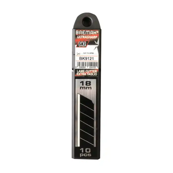 Lame coltello cutter 18 mm Bremak BK9121 - 10 pezzi Koop Vandaag