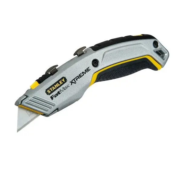 Stanley 0-10-789 Coltello cutter FatMax a doppia Lama, uncino e trapezio Snelle Levering