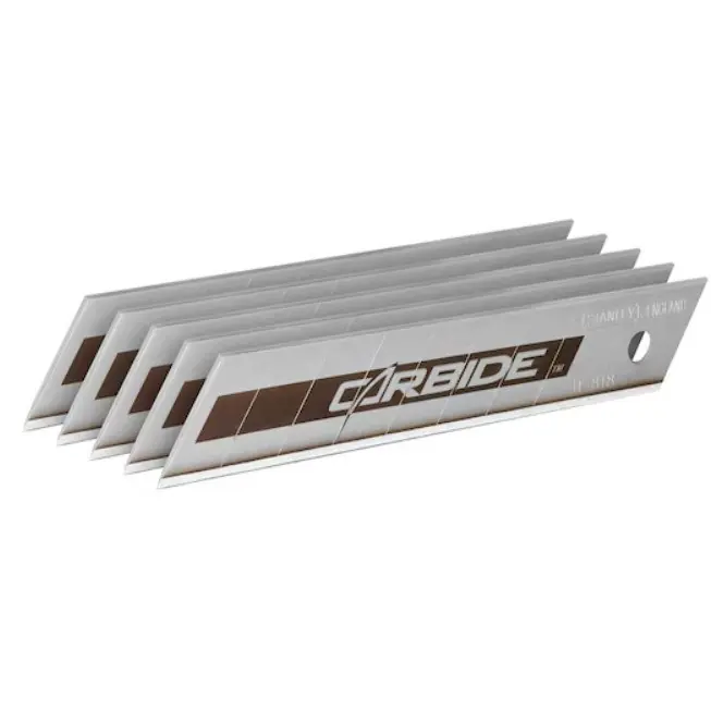 Koopje Lame al carburo di tungsteno per coltello cutter (10 pezzi) a spezzare 18 mm Stanley STHT2-11818 r r r Le lame STANLEY® FATMAX® al carburo di tungsteno sono progettate per lavorare con materiali diversi (lastre di gesso rivestito, moquettes, pavimentazioni in materiale plastico), particolarmente difficoltosi per le lame tradizionali. r Di lunga durata, mantengono affilatura e precisione di taglio - tre fattori chiave per i professionisti. r Rivestimento al carburo di tungsteno depositato sulla lama con un laser - garantisce performances superiori e la rende 10 volte più resistente delle lame tradizionali r Affilatura con mole diamantateIl processo di indurimento con carburo di tungsteno viene effettuato solo sull‘affilatura. La lama rimane quindi flessibile. r r
", "sku" "09799851", "brand" { "@type" "Thing", "name" "STANLEY" }, "offers" { "@type" "Offer", "priceCurrency" "EUR", "price" "10.50", "itemCondition" "http //schema.org/NewCondition", "availability" "http //schema.org/InStock", "url" "https //www.toolshopitalia.it/shop/coltelli-cutter/lame-coltello-cutter-10-pezzi-a-spezzare-18-mm-stanley-stht2-11818", "seller" { "@type" "Organization", "name" "ToolShop Italia - Ferramenta Online" } }
}