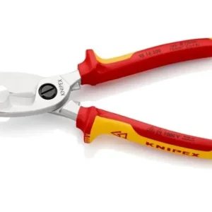 Speciale Aanbieding Cesoia doppio tagliente per alluminio e rame KNIPEX VDE 200 r r
CARATTERISTICHE PRINCIPALI r r r Non idonea per filo di acciaio e funi metalliche r Con taglienti temperati e rettificati r Taglio netto e pulito senza schiacciare r Con articolazione a vite regolabile, autobloccante r Sforzo minimo grazie all‘ottimo rapporto di trasmissione e alla geometria speciale dei taglienti r Con fermo di contrasto per evitare lo schiacciamento accidentale r Con articolazione a vite regolabile, autobloccante r Acciaio speciale per utensili bonificato, forgiato, temperato ad olio r Taglia cavi multipolari in rame e in alluminio fino a 70 mm² in due passaggi. r r
", "sku" "09764781", "brand" { "@type" "Thing", "name" "KNIPEX" }, "offers" { "@type" "Offer", "priceCurrency" "EUR", "price" "86.85", "itemCondition" "http //schema.org/NewCondition", "availability" "http //schema.org/InStock", "url" "https //www.toolshopitalia.it/shop/forbici-cesoie/cesoia-per-alluminio-e-rame-knipex-vde-200-kn9516200", "seller" { "@type" "Organization", "name" "ToolShop Italia - Ferramenta Online" } }
}