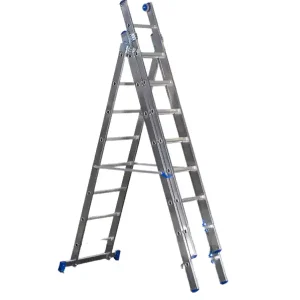 Scala Marchetti Azzurra a 3 tronchi in alluminio 3,0m con 10 pioli r r r Le immagini del prodotto hanno solo lo scopo di illustrare il modello di scala. r r r
Mod. Marchetti A310 code 21114 r r r H aperta mt 3,0 - 10 pioli - 3 Tronchi r H sviluppo utile mt 7,50 r r r r r
Caratteristiche generali r r r Profilo grecato, per una presa più sicura. ANTISCIVOLO. r Testate e certificate secondo la Norma Europea UNI EN 131 e D.Lgs. 81 /2008 r Portata Kg 150 r Certificazioni la Dichiarazione di Conformità è contenuta all’interno del Manuale d’istruzioni, inserito nella confezione. r 2 posizioni di lavoro allungata e a cavalletto r Doppia salita r Passo tra i pioli mm 280 r Ruote alla sommità del 2° o 3° tronco per facilitare lo scorrimento a parete r Aste antichiusura in alluminio r Dispositivo di blocco tronchi (antisfilo) r Dispositivo antiribaltamento del terzo elemento r Cerniera in acciaio zincato con agevolatore di apertura r Piolo in alluminio estruso mm 30x30 antisdrucciolo, con angoli arrotondati r Montanti in alluminio elettrosaldato rinforzati a sezione rettangolare con angoli arrotondati r Tacchi PVC antiscivolo r Stabilizzatore di base r In dotazione 2 chiavi per il montaggio della base r Etichette adesive con riferimenti della norma, data di fabbricazione e codice a barre r Larghezza elemento base cm 49,0 r Larghezza elemento intermedio cm 42,5 r Larghezza elemento finale cm 36,0 r r
", "sku" "09646483", "brand" { "@type" "Thing", "name" "MARCHETTI" }, "aggregateRating" { "@type" "AggregateRating", "ratingValue" "5.00", "reviewCount" "4" }, "offers" { "@type" "Offer", "priceCurrency" "EUR", "price" "374.00", "itemCondition" "http //schema.org/NewCondition", "availability" "http //schema.org/InStock", "url" "https //www.toolshopitalia.it/shop/scale-e-ponteggi/scala-in-alluminio-marchetti-azzurra-3-tronchi-3-0m-10-pioli", "seller" { "@type" "Organization", "name" "ToolShop Italia - Ferramenta Online" } }
} Meest Verkocht