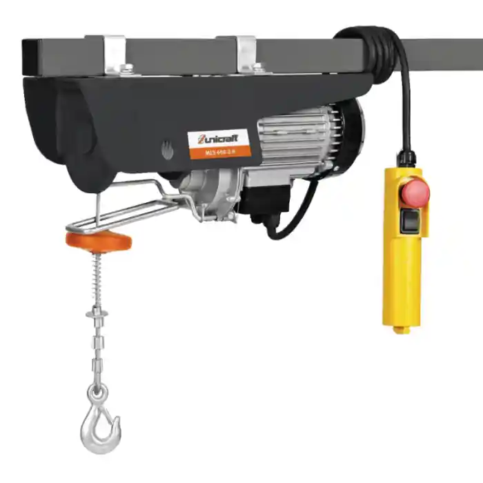 Nieuw Mini argano elettrico 230V 1200W UNICRAFT MES 600-2H - portata 300/600 Kg