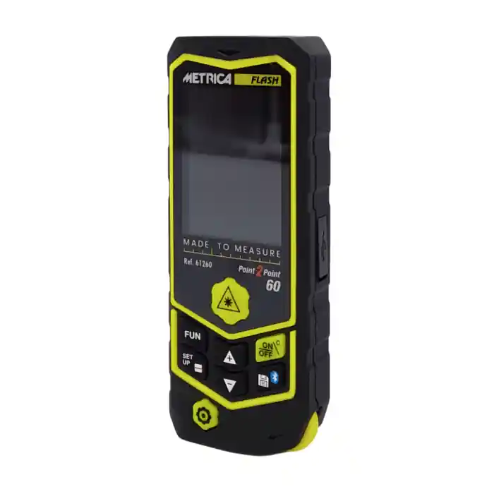 Superprijs Distanziometro metro laser 60m Metrica Flash POINT to POINT 60