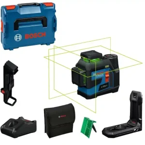 Livella laser a linee verdi Bosch GLL 12V-100-33 CG Professional Direct Verzonden