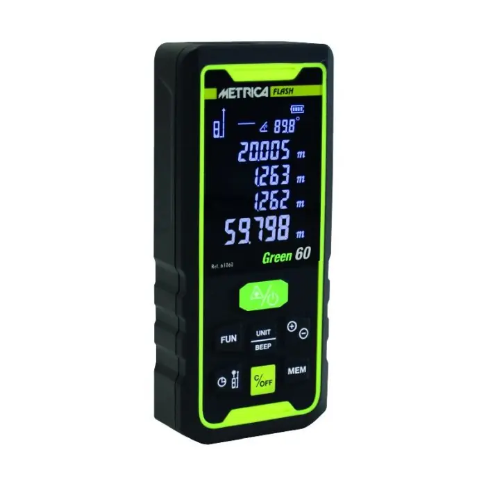 Fabrieksprijs Distanziometro metro laser 60m METRICA GREEN 60