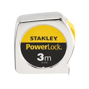 Flessometro Stanley Powerlock - Cassa in Materiale Sintetico - 3m Bestel Nu