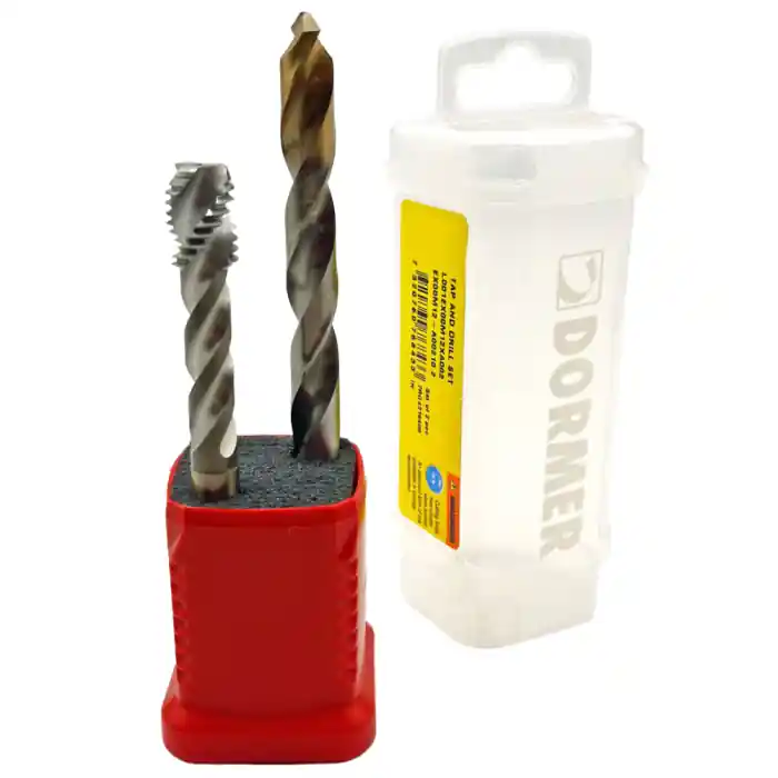 SET PUNTA HSS-E + MASCHIO macchina per FORI CIECHI - DORMER L001EX00 r r r Set foratura 2 pezzi (punta + maschio per fori ciechi) r punta art. A002 serie corta Autocentrante, Lucida sotto i 2mm, con rivestimento parziale TiN e affilatura split point da 2mm in su r maschio macchina art. EX006H Scanalature elicoidali 45° HSS-E r r
", "sku" "09721715", "brand" { "@type" "Thing", "name" "DORMER" }, "aggregateRating" { "@type" "AggregateRating", "ratingValue" "5.00", "reviewCount" "1" }, "offers" { "@type" "Offer", "priceCurrency" "EUR", "price" "18.70", "itemCondition" "http //schema.org/NewCondition", "availability" "http //schema.org/InStock", "url" "https //www.toolshopitalia.it/shop/utensili-per-filettatura/set-punta-maschio-fori-ciechi-dormer-l001ex00-m3", "seller" { "@type" "Organization", "name" "ToolShop Italia - Ferramenta Online" } }
} Laatste Kans