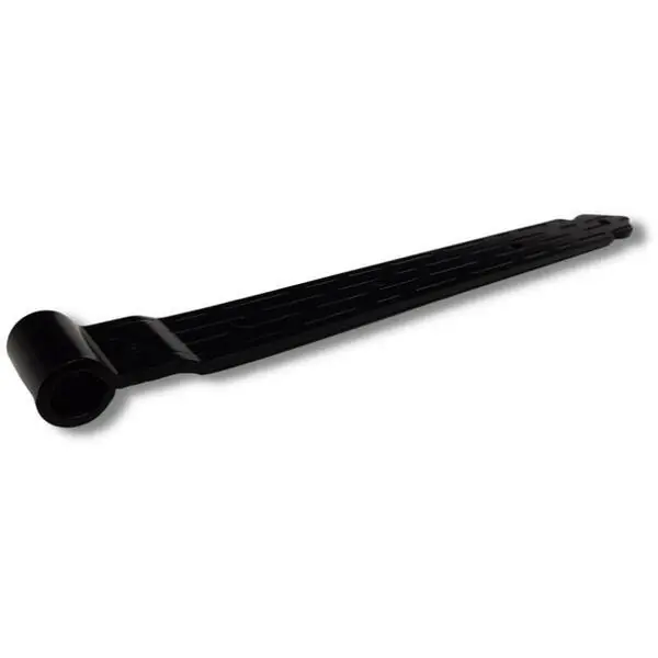 Bandella dritta a sbalzo per imposte e scuri 300x35 mm con occhiolo centrale OMAD 1224 Koop Vandaag