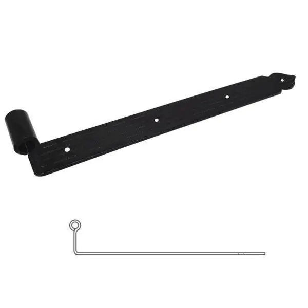 Bandella 90° per imposte e scuri 300x35 mm Omad 1226 - zanca corta (35 mm) Beperkt Aanbod