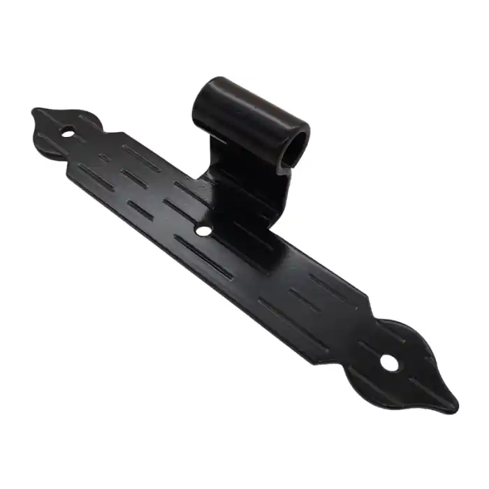 Bandella a T con zanca 35 mm per imposte e scuri con occhiolo centrale ø 12 mm Omad 1366/ZC Voordeelprijs