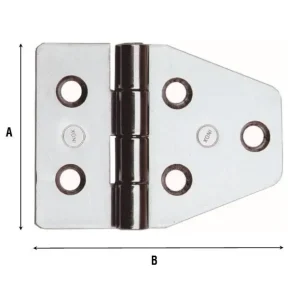 Bestel Nu Cerniera nautica 2 ali in acciaio inox Aldeghi 852IN mm 40x55