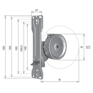 Avvolgitore a semincasso per cintino tapparella Stafer 007AN620 Zenith 6m Lage Prijs